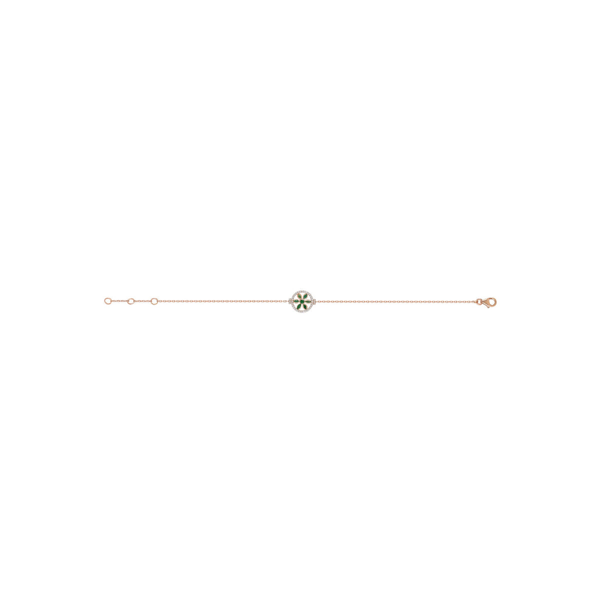 7LEAVES Unlock bracelet centered on a white background