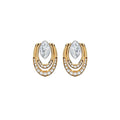ZORÁE Unbound 04 earrings in 18K yellow gold, white background product photo