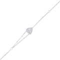 Rupali Adani Illuminate Trillion Bracelet 18K White Gold Bracelet
