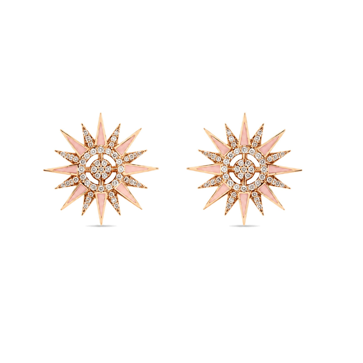 Rupali Adani Solar Radiance Earrings 18K Rose Gold Earrings