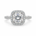 LeJour 2.01ct Cushion Lab-Grown Diamond Ring