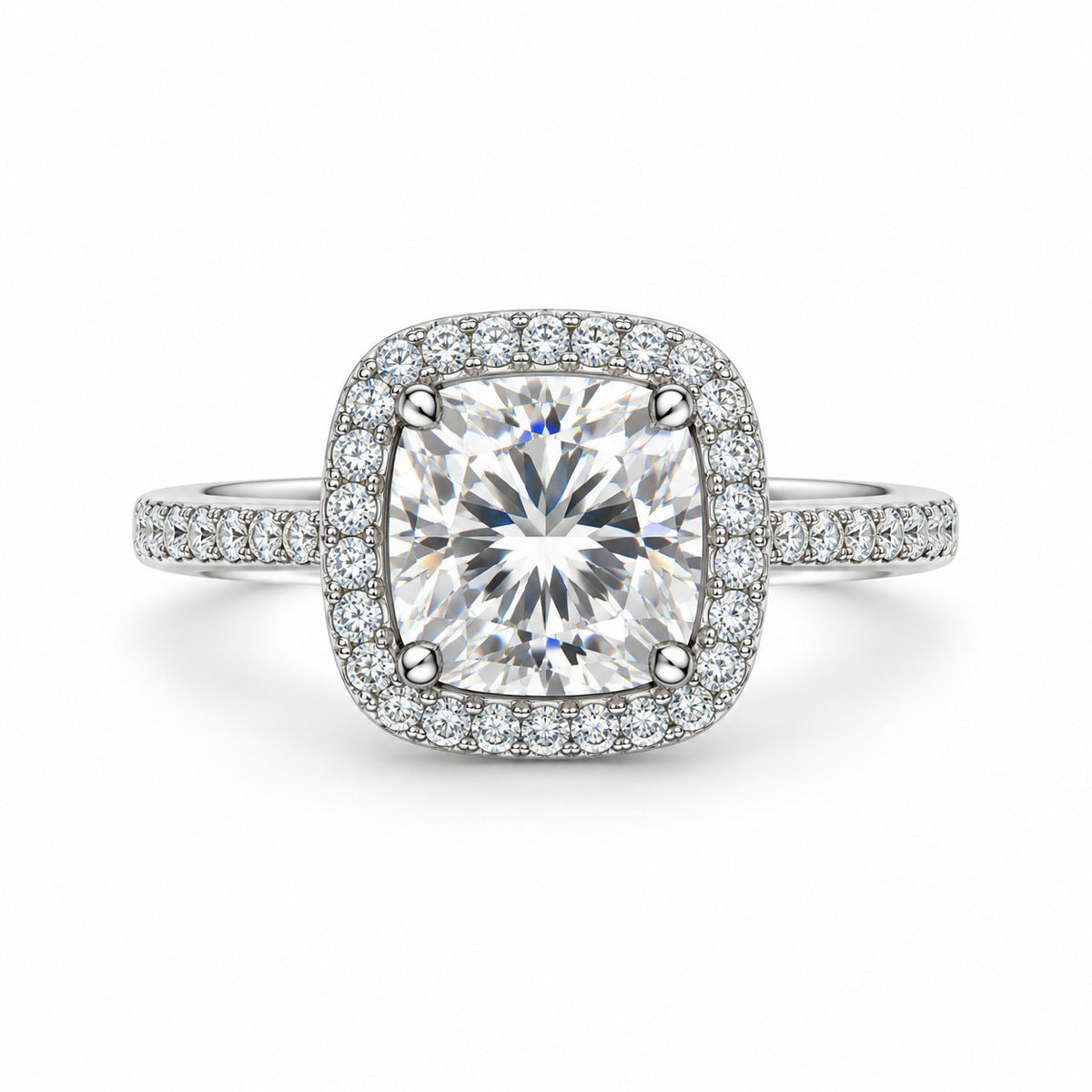 LeJour 2.01ct Cushion Lab-Grown Diamond Ring