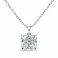 LeJour 2ct Cushion Lab-Grown Diamond Pendant Necklace