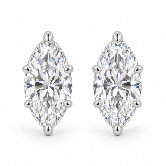 LeJour 2.07ct Marquise Lab-Grown Diamond Earrings