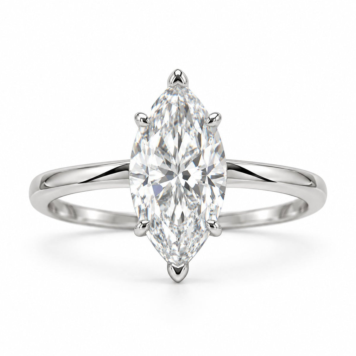 LeJour 3.04ct Marquise Lab-Grown Diamond Ring