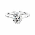 LeJour oval ring on a pure white background