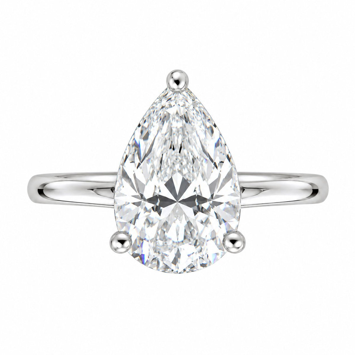 LeJour 2.07ct Pear Lab-Grown Diamond Ring