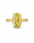 Adrisya golden hour ring 1 18k yellow gold ring front view