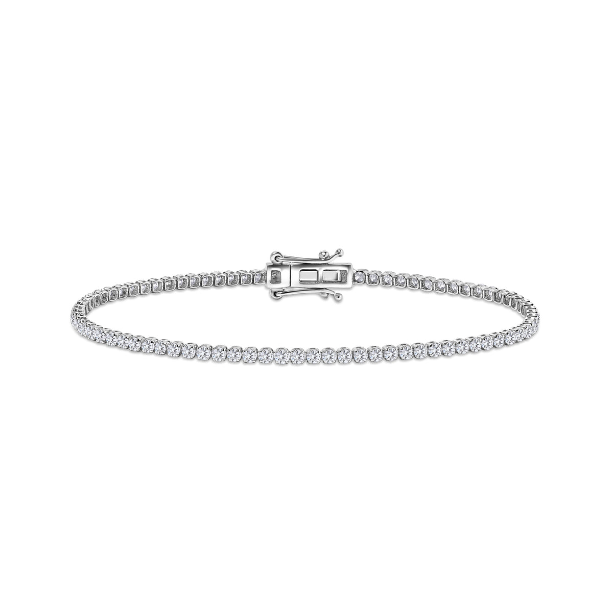 Rupali Adani Ultralight Bracelet in 18K white gold with natural diamonds