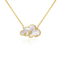 ABALII Cloud Story 18K yellow gold necklace