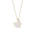 ABALII Hikayat Qalb 18K yellow gold heart necklace