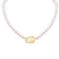 ABALII Hikayat Al-Zaman 18K yellow gold pearl necklace