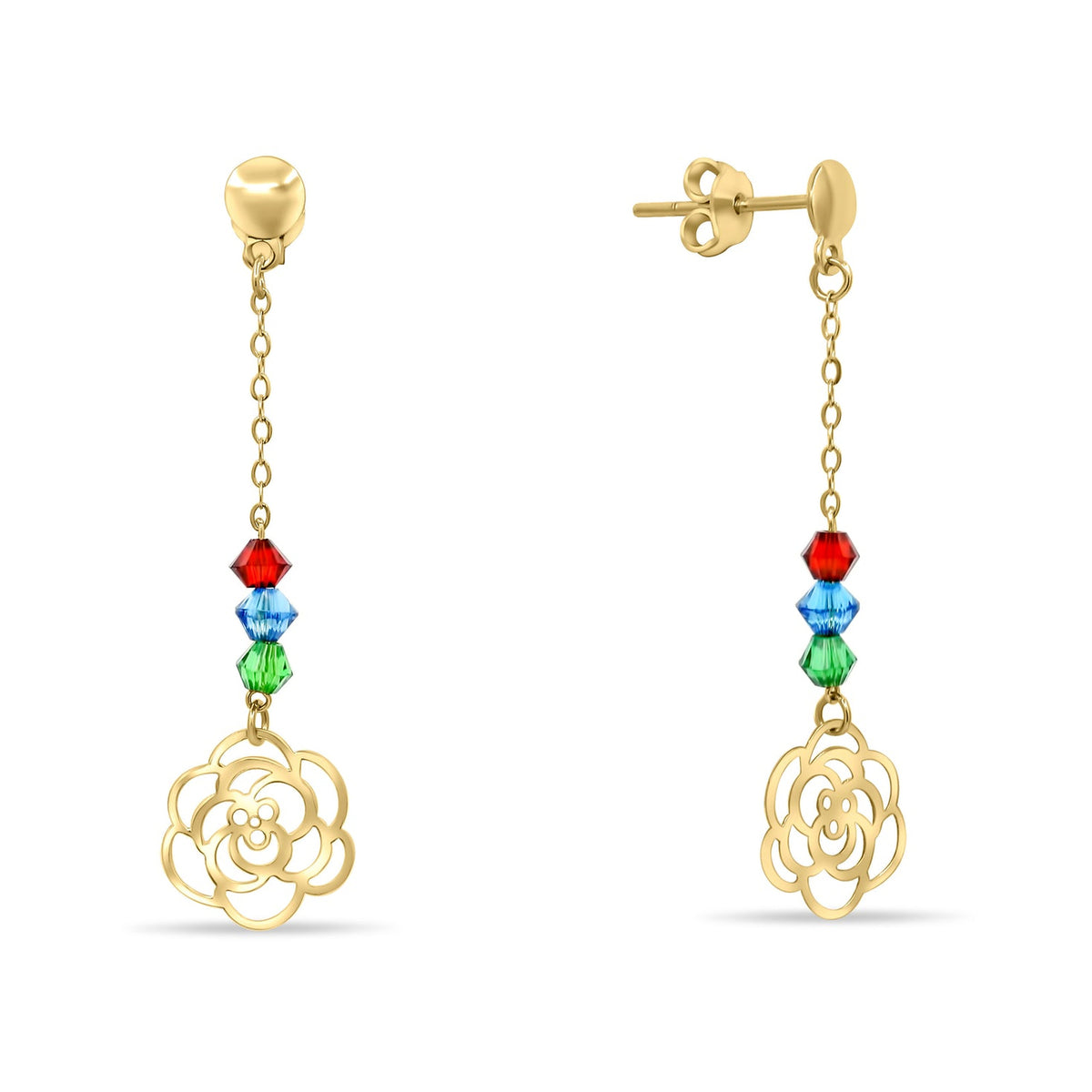 Hanging Flower Bud Earrings product photo