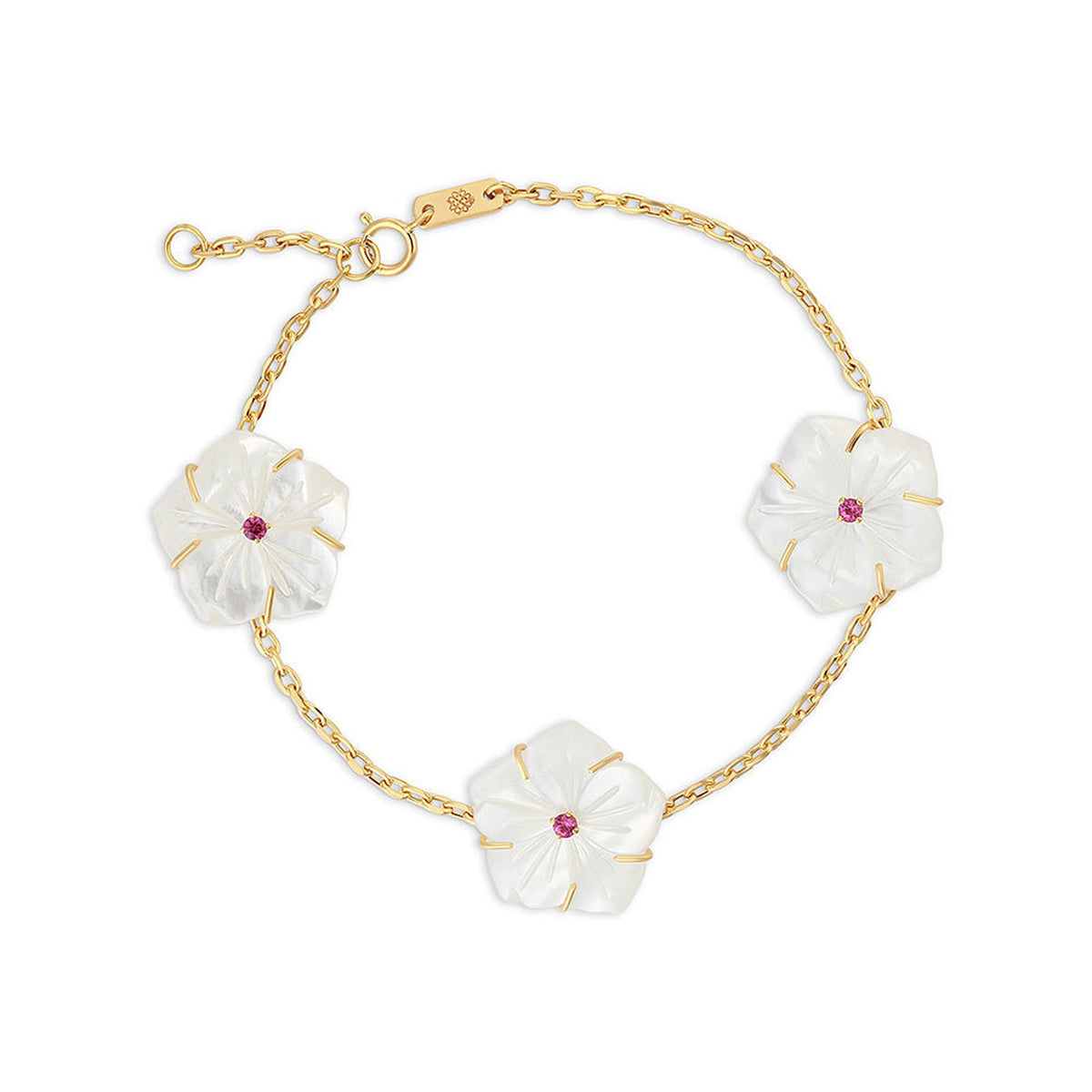 Mayra Trio Star Bracelet - Yellow Gold product photo