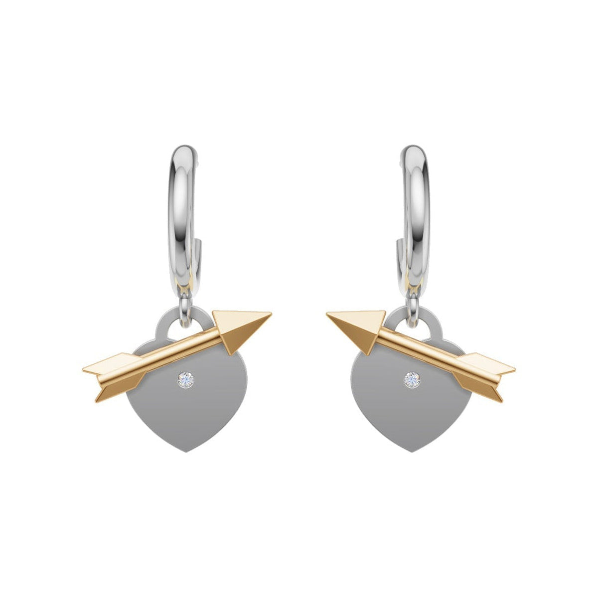 Rulla Arrowed Heart Earring product photo