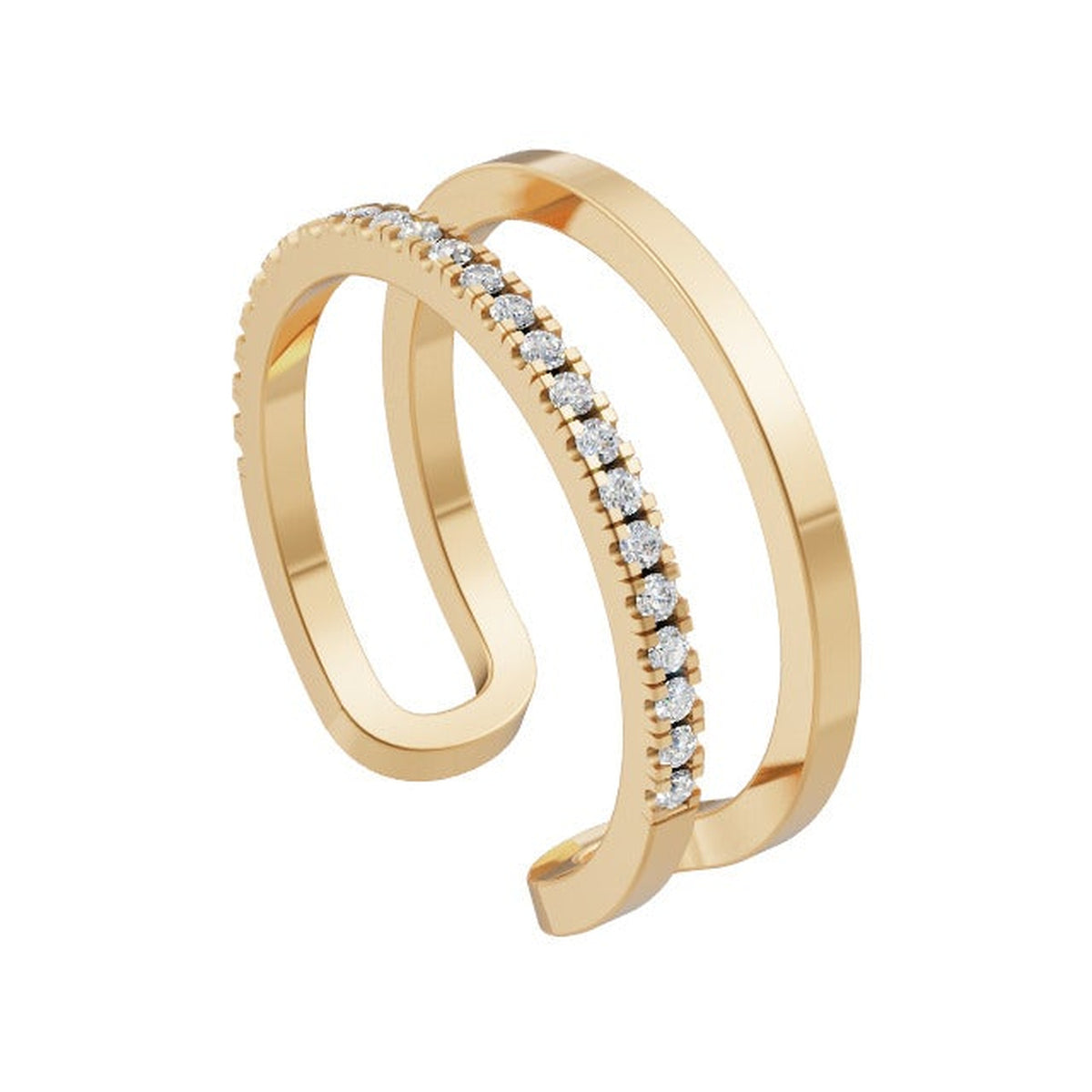 Rulla Half Eternity and Gold Band product photo
