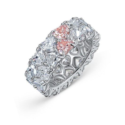 Verbesa Atelier Heart-Cut Lab-Grown Diamond Double Eternity Ring product photo
