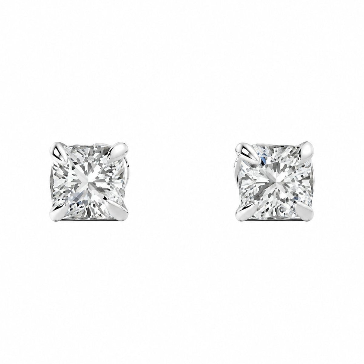 LeJour 4.04ct Cushion Lab-Grown Diamond Earrings product photo