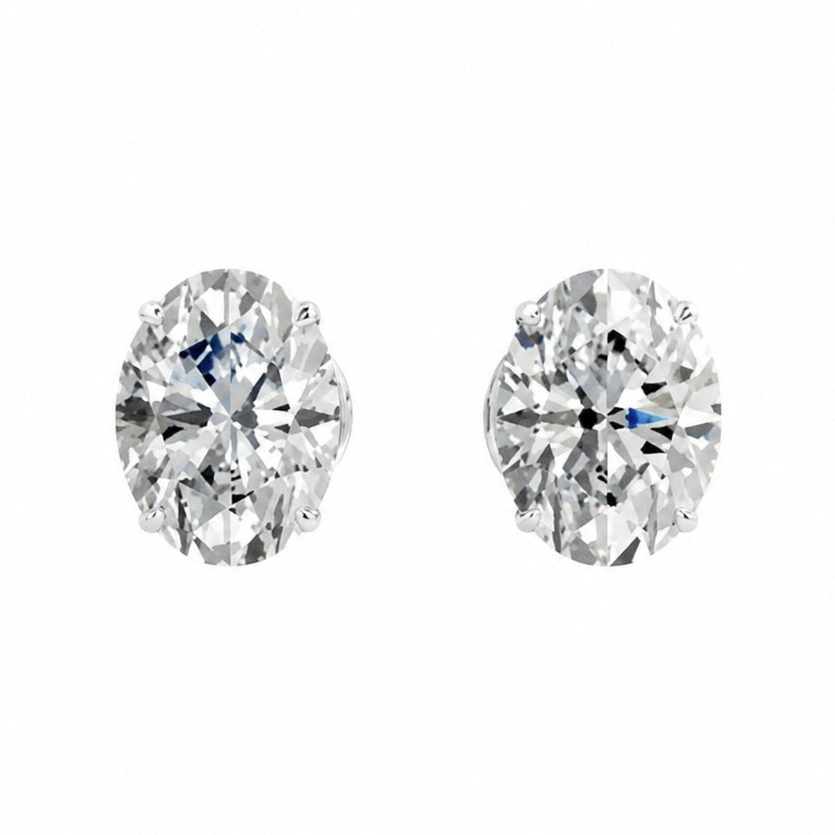 LeJour 2.02ct Oval Lab-Grown Diamond Earrings product photo