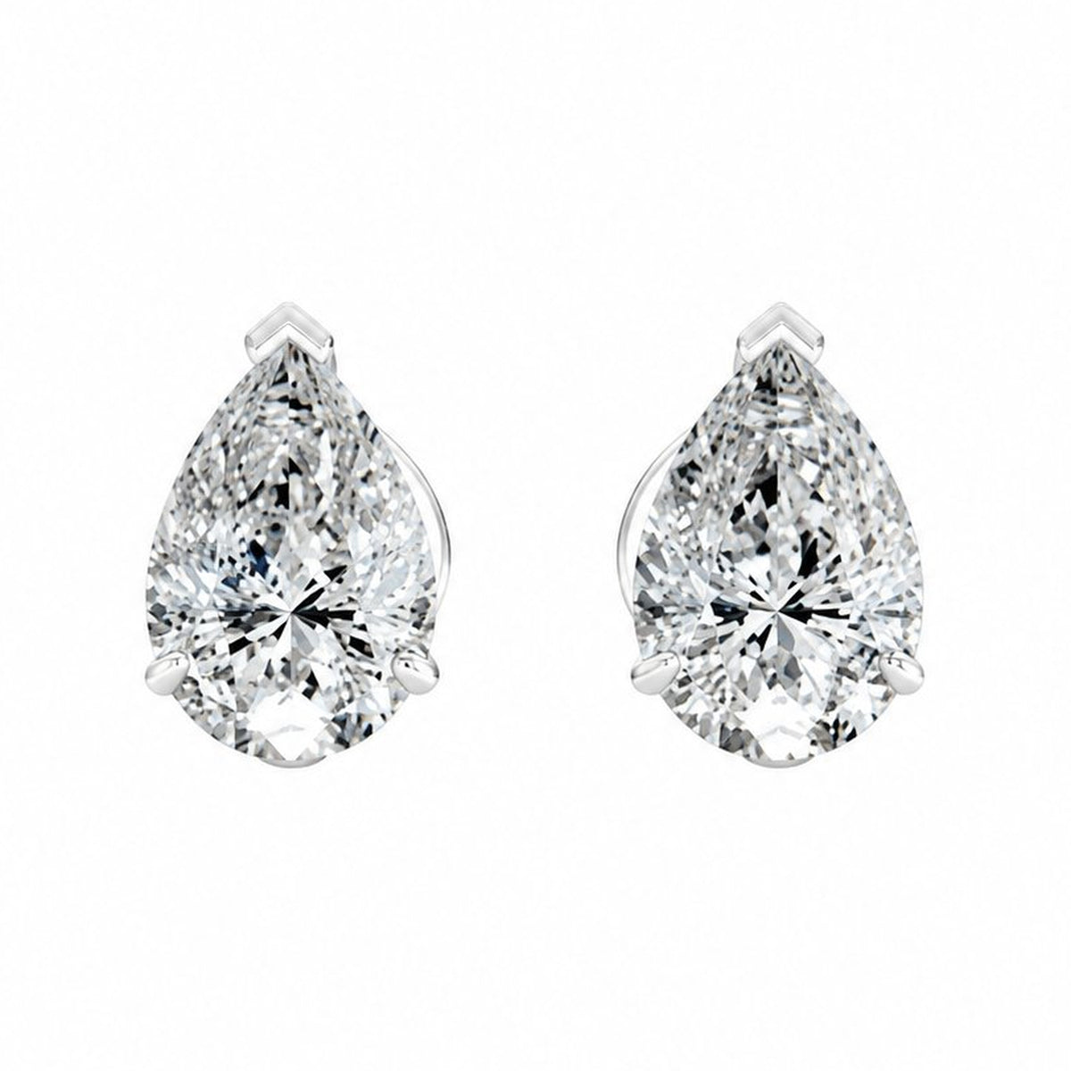 LeJour 4.02ct Pear Lab-Grown Diamond Earrings product photo