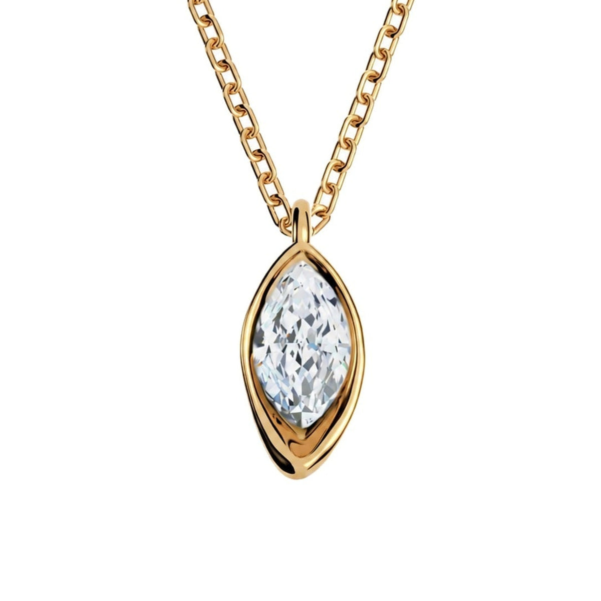 Zoráe Core Axis Necklace, close-up product photograph