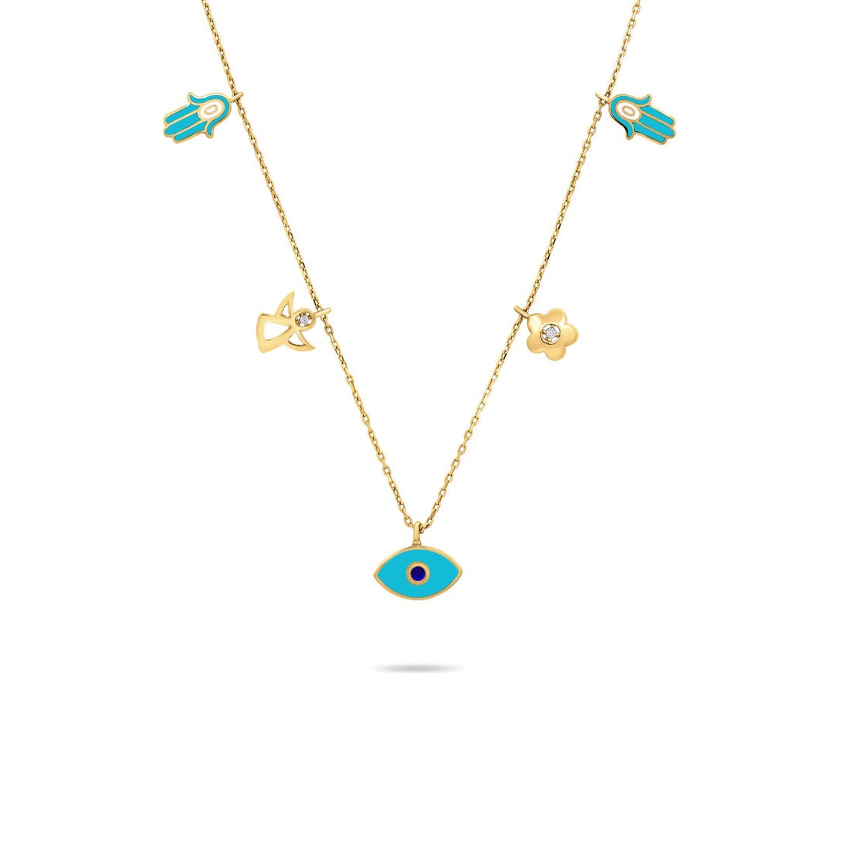 Classiyah Azure Dream Necklace, close-up product photograph
