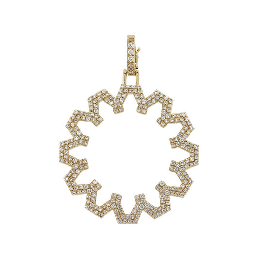 Donydo Grace Reversible Pendant, close-up product photograph
