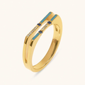 Versa Diamond & Blue Sapphire Ring