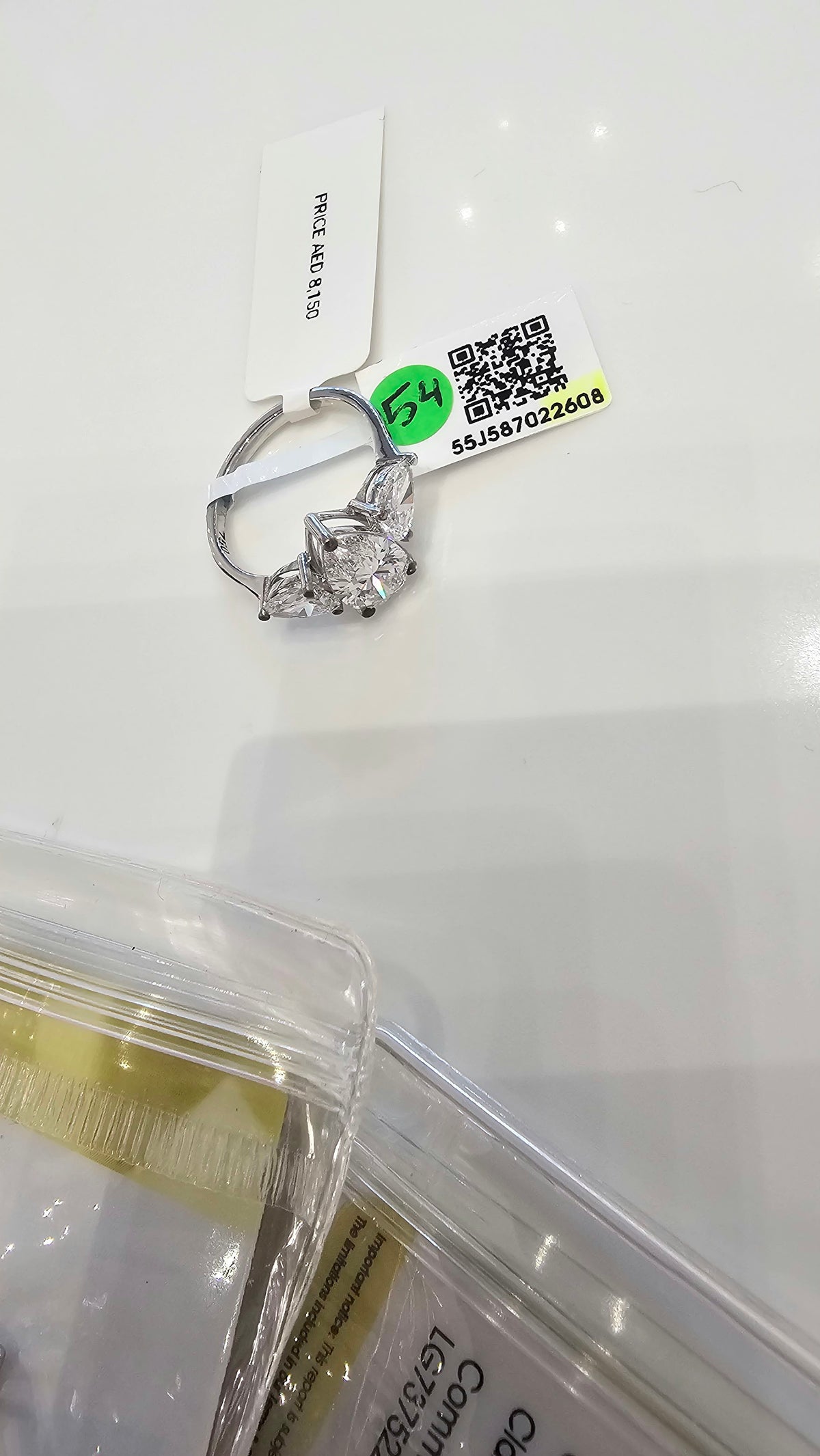 Valenza Alpha Pear Ring - original photograph