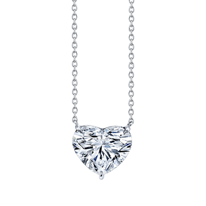 5.02ct Heart-Cut Lab-Grown Diamond Pendant