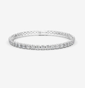LeJour 10.21ct 4-Prong Lab-Grown Diamond Tennis Bracelet