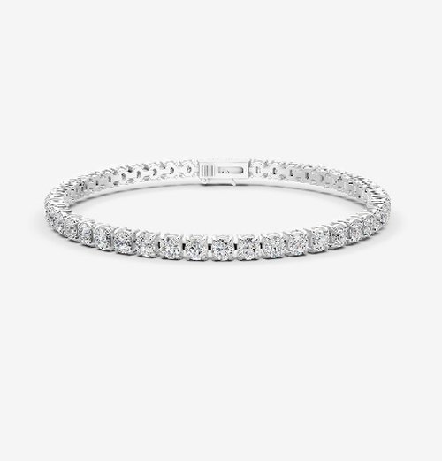 LeJour 10.21ct 4-Prong Lab-Grown Diamond Tennis Bracelet