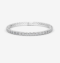 LeJour 5.23ct 4-Prong Lab-Grown Diamond Tennis Bracelet