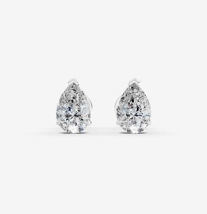 LeJour 2.07ct Pear Lab-Grown Diamond Earrings