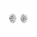 LeJour oval earrings on a pure white background