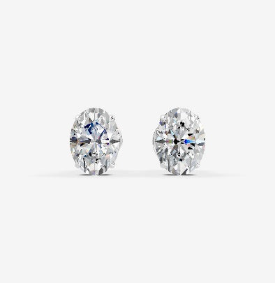 LeJour 2.02ct Oval Lab-Grown Diamond Earrings