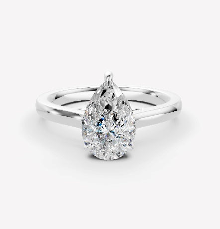 LeJour 2.07ct Pear Lab-Grown Diamond Ring