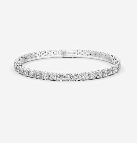 LeJour 10.21ct 4-Prong Lab-Grown Diamond Tennis Bracelet