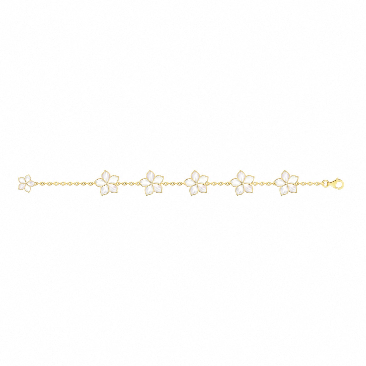MAHA AL SIBAI JEWELLERY Jasmine 2 bracelet on a pure white background