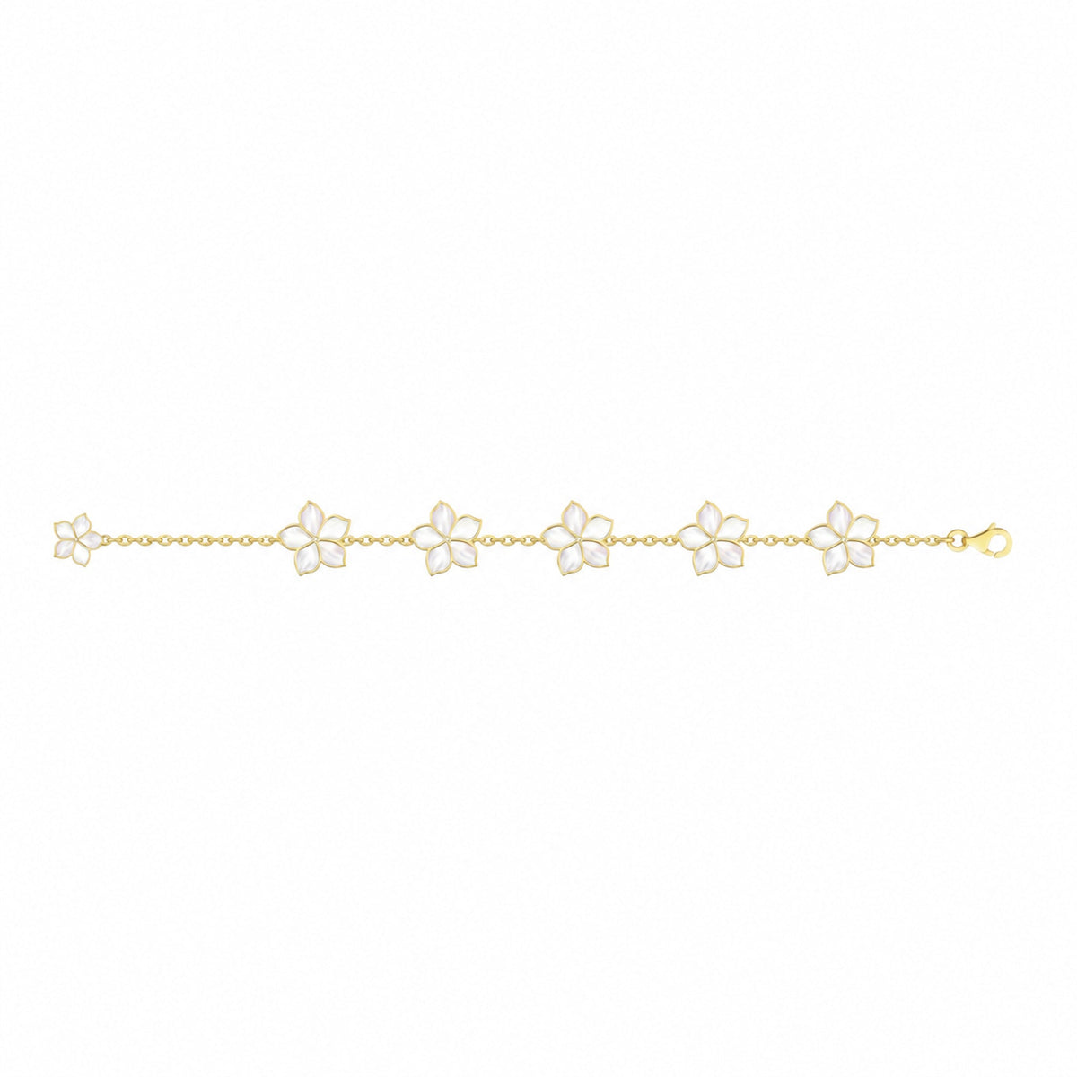 MAHA AL SIBAI JEWELLERY Jasmine 2 bracelet on a pure white background