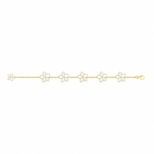 MAHA AL SIBAI JEWELLERY Jasmine 2 bracelet on a pure white background