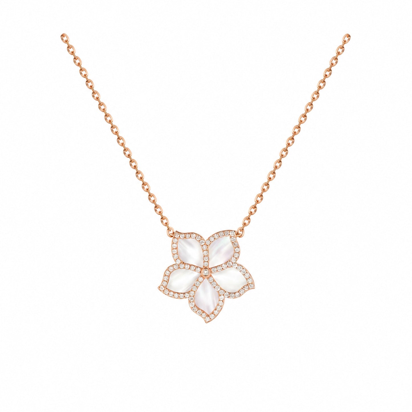 MAHA AL SIBAI JEWELLERY Jasmine 7 necklace on a pure white background