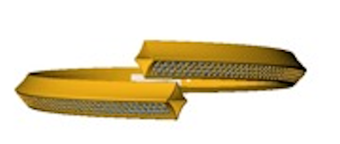 Nur Vela Loop Bracelet Yellow Gold
