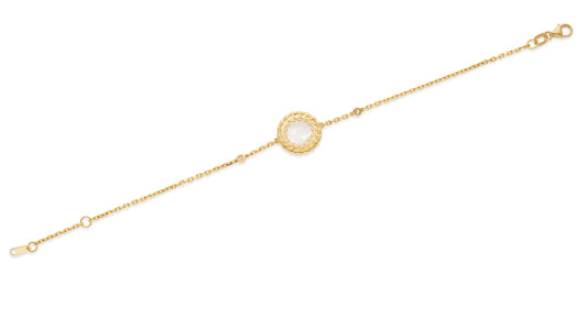 Ranimor Blossom Bracelet in 18K yellow gold, reverse view