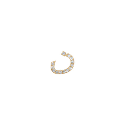 Arabic Letter Full Diamond Stud