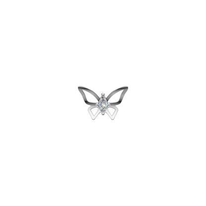 Rulla Jewelry Butterfly in 18K white gold with natural diamonds