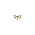 Rulla Jewelry Butterfly in 18K yellow gold with natural diamonds