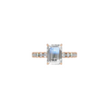 Rulla Emerald Solitaire Diamond Ring product view