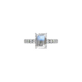 Rulla Emerald Solitaire Diamond Ring product view
