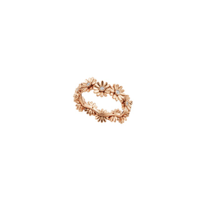 Rulla Jewelry Eternal Bloom Band in 18K rose gold with natural diamonds